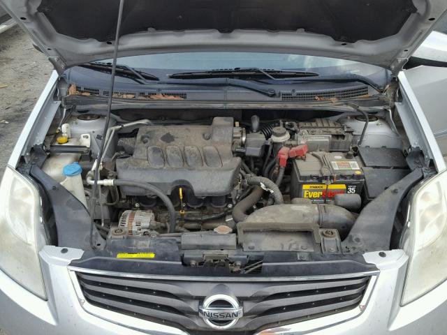 3N1AB6AP6BL652854 - 2011 NISSAN SENTRA 2.0 SILVER photo 7