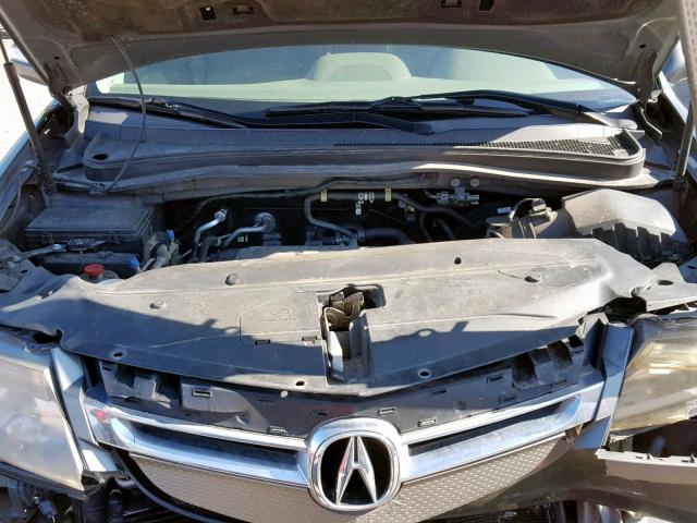 2HNYD285X7H540670 - 2007 ACURA MDX SPORT GRAY photo 7