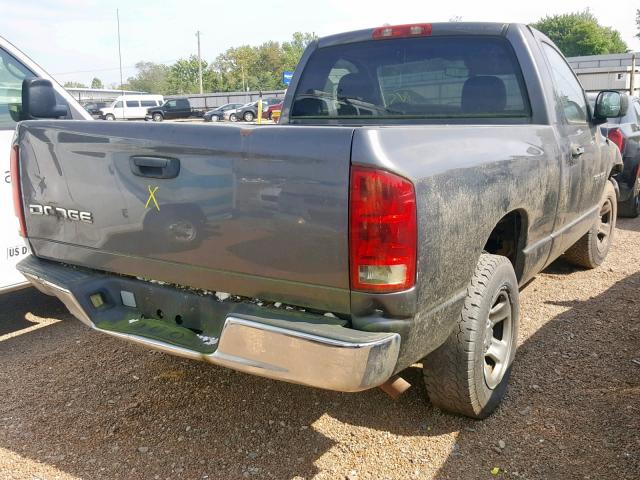 1D7HA16N73J513386 - 2003 DODGE RAM 1500 S GRAY photo 4