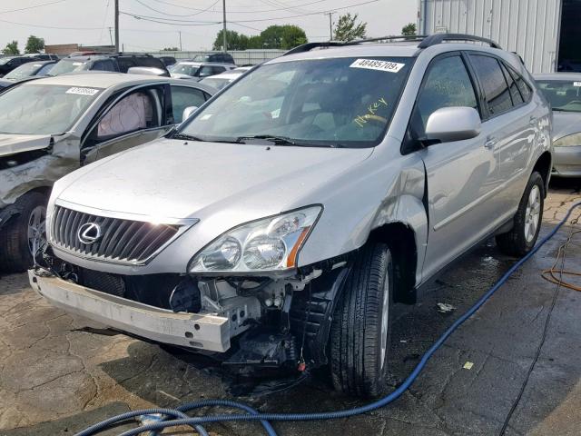 2T2HK31U99C118529 - 2009 LEXUS RX 350 SILVER photo 2