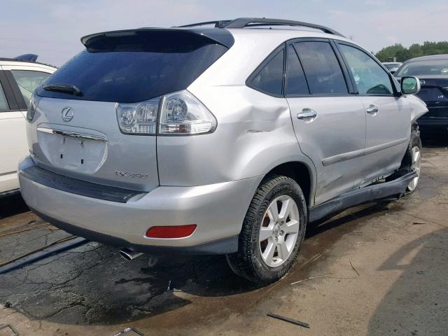 2T2HK31U99C118529 - 2009 LEXUS RX 350 SILVER photo 4