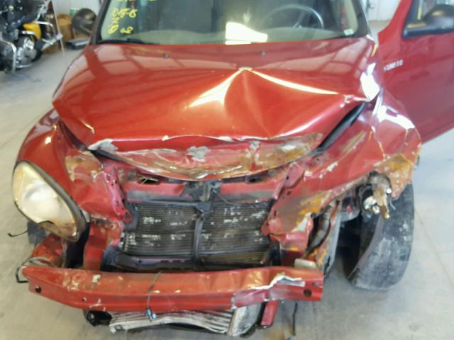 3C4FY58814T209265 - 2004 CHRYSLER PT CRUISER RED photo 7