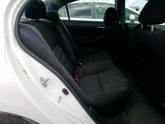 2HGFA1F66AH041093 - 2010 HONDA CIVIC LX-S თეთრი ფოტო 6