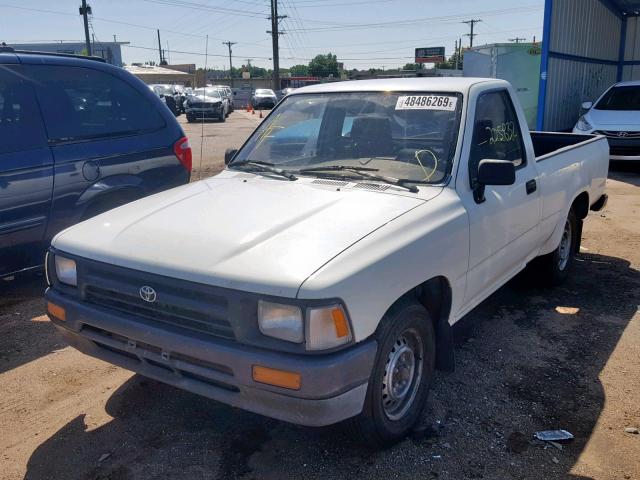 4TARN81A6NZ044050 - 1992 TOYOTA PICKUP 1/2 WHITE photo 2