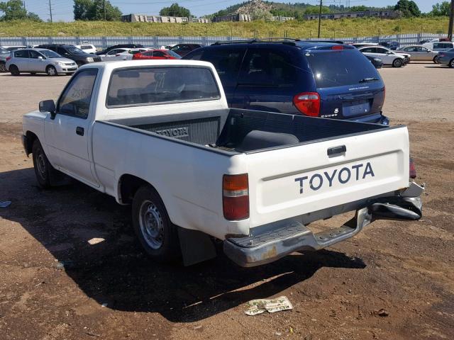 4TARN81A6NZ044050 - 1992 TOYOTA PICKUP 1/2 WHITE photo 3