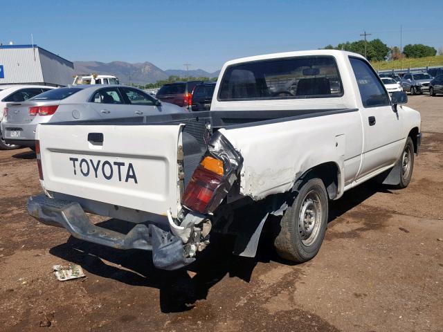 4TARN81A6NZ044050 - 1992 TOYOTA PICKUP 1/2 WHITE photo 4