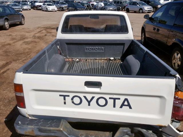 4TARN81A6NZ044050 - 1992 TOYOTA PICKUP 1/2 WHITE photo 6