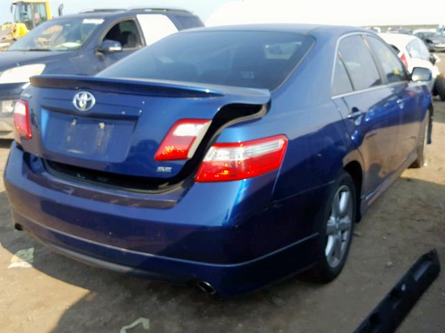 4T1BE46K47U034404 - 2007 TOYOTA CAMRY NEW BLUE photo 4