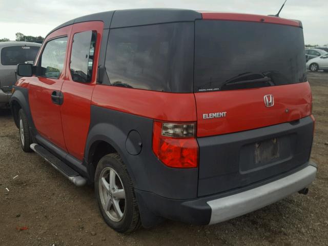 5J6YH28615L029376 - 2005 HONDA ELEMENT EX RED photo 3