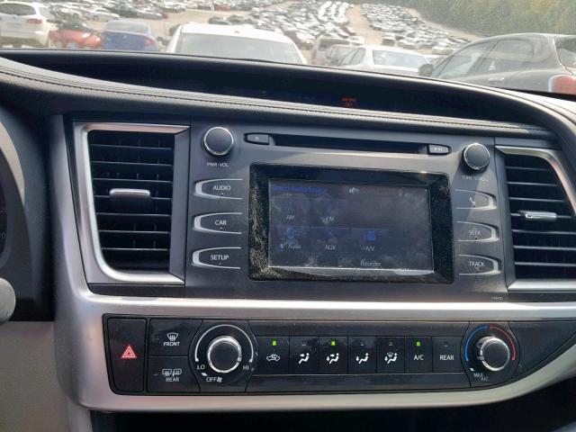 5TDZKRFH5FS092800 - 2015 TOYOTA HIGHLANDER GREEN photo 9