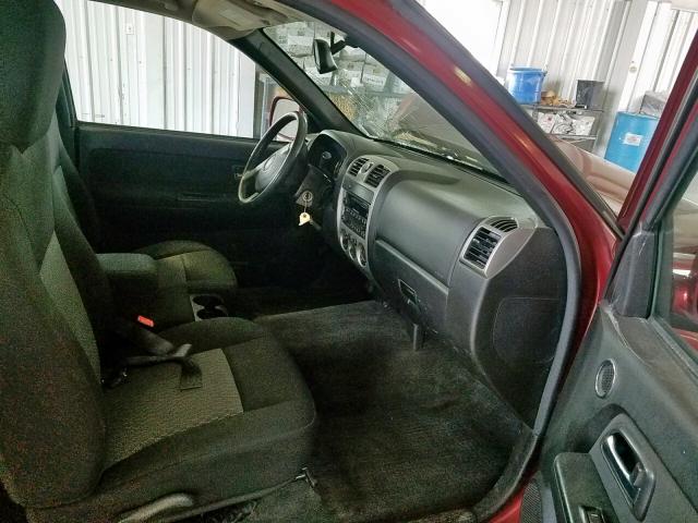 1GCESCF91B8107389 - 2011 CHEVROLET COLORADO L RED photo 5