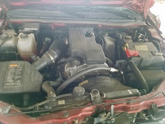 1GCESCF91B8107389 - 2011 CHEVROLET COLORADO L RED photo 7