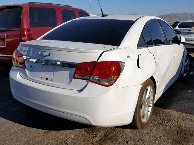 1G1P75SZ2E7200081 - 2014 CHEVROLET CRUZE WHITE photo 4