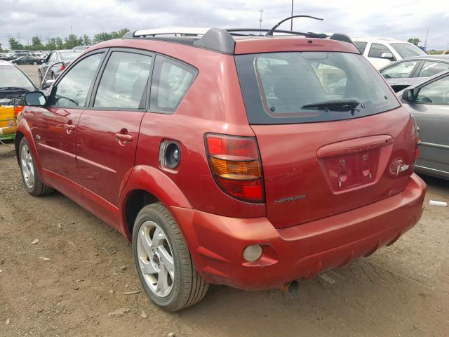 5Y2SM62873Z472005 - 2003 PONTIAC VIBE MAROON photo 3