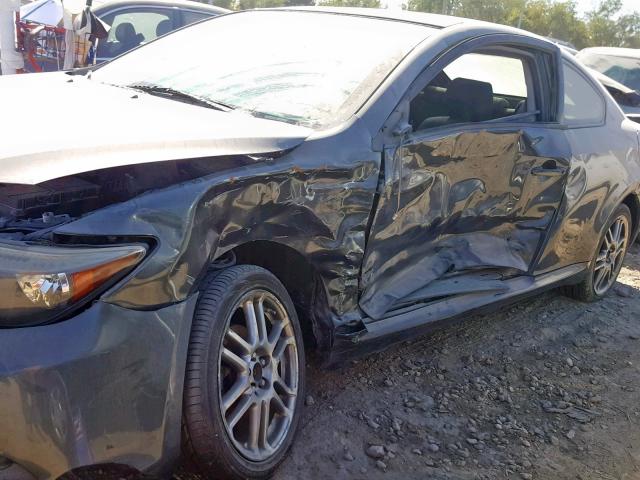 JTKDE177X70201337 - 2007 TOYOTA SCION TC ნაცრისფერი ფოტო 9