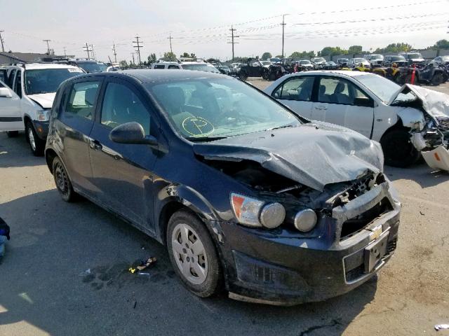 1G1JA6SGXF4101099 - 2015 CHEVROLET SONIC LS BLACK photo 1