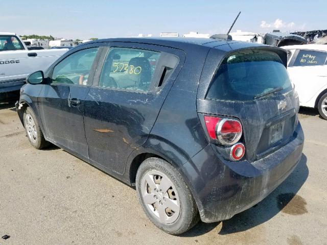 1G1JA6SGXF4101099 - 2015 CHEVROLET SONIC LS BLACK photo 3