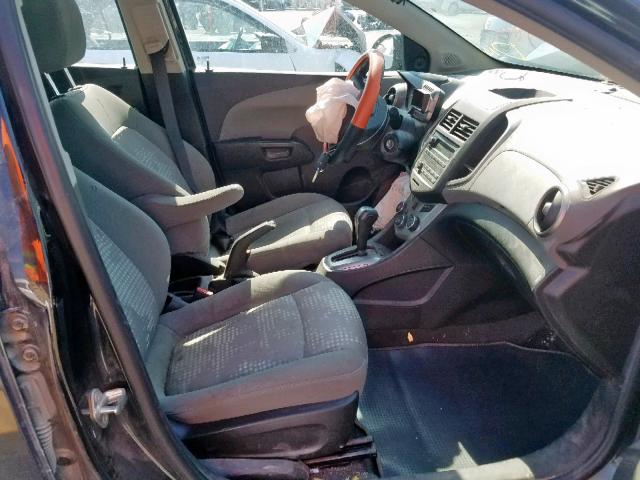 1G1JA6SGXF4101099 - 2015 CHEVROLET SONIC LS BLACK photo 5