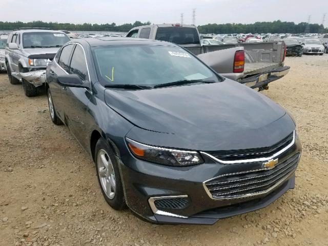 1G1ZB5ST6HF273497 - 2017 CHEVROLET MALIBU LS GRAY photo 1