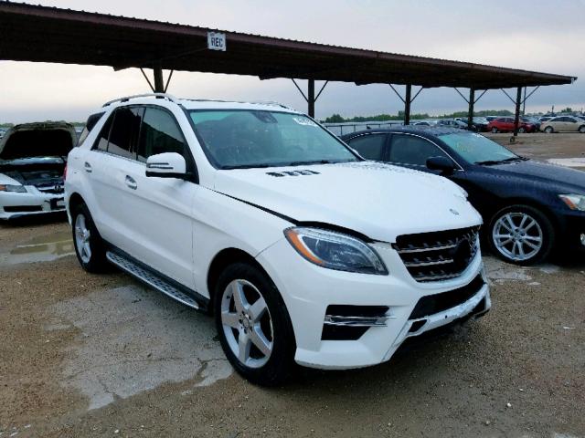 4JGDA5JB2EA285938 - 2014 MERCEDES-BENZ ML 350 WHITE photo 1