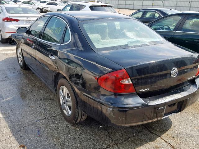 2G4WC552861120758 - 2006 BUICK LACROSSE C BLACK photo 3