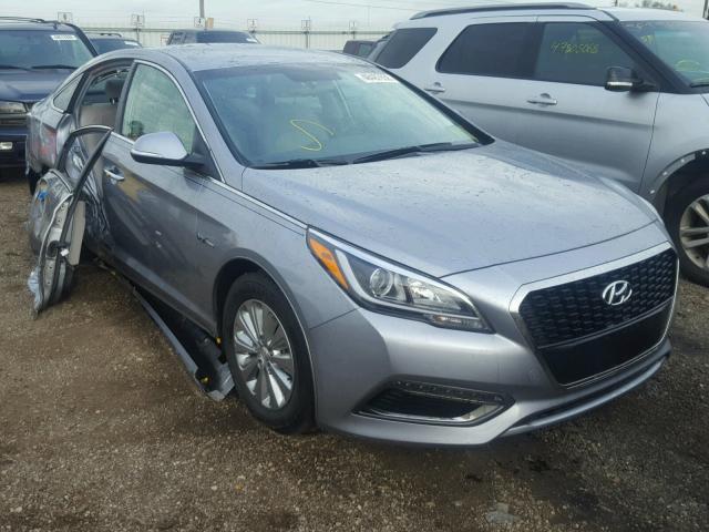 KMHE24L19GA026544 - 2016 HYUNDAI SONATA HYB GRAY photo 1