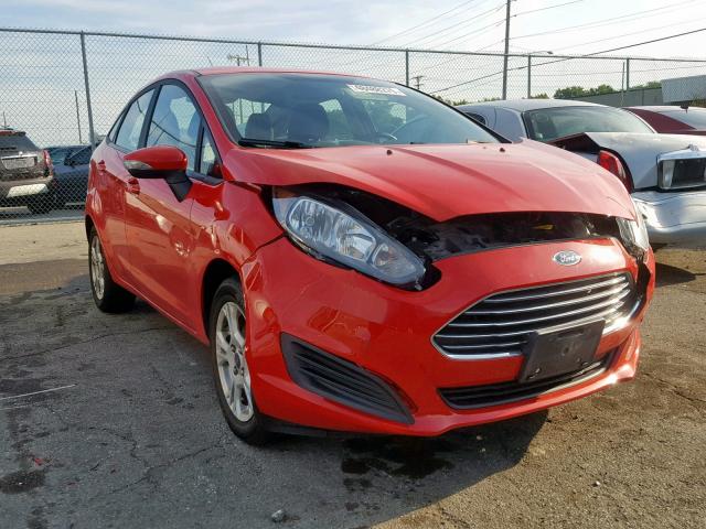 3FADP4BJ0FM190176 - 2015 FORD FIESTA SE RED photo 1