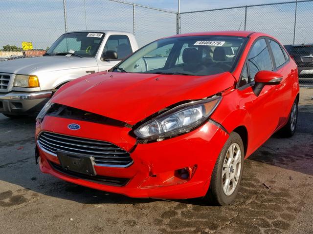 3FADP4BJ0FM190176 - 2015 FORD FIESTA SE RED photo 2