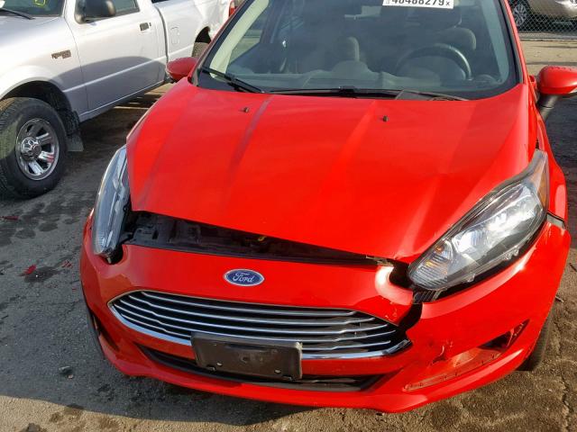 3FADP4BJ0FM190176 - 2015 FORD FIESTA SE RED photo 9