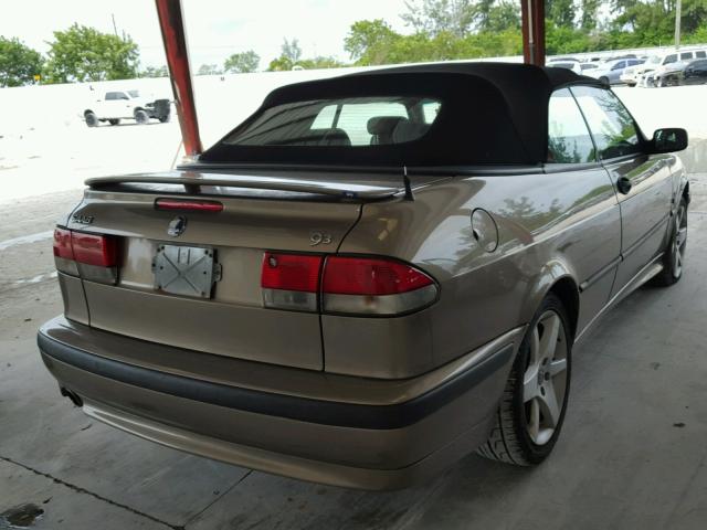 YS3DF78K827001513 - 2002 SAAB 9-3 SE TAN photo 4