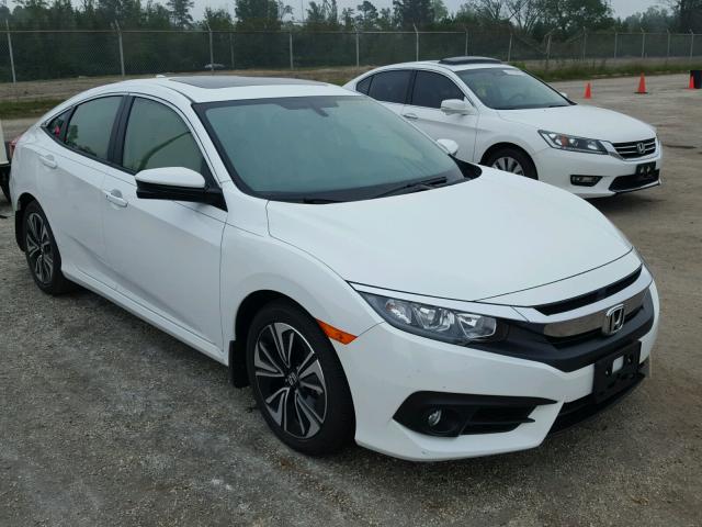 JHMFC1F73JX002828 - 2018 HONDA CIVIC EXL WHITE photo 1