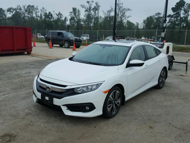 JHMFC1F73JX002828 - 2018 HONDA CIVIC EXL WHITE photo 2