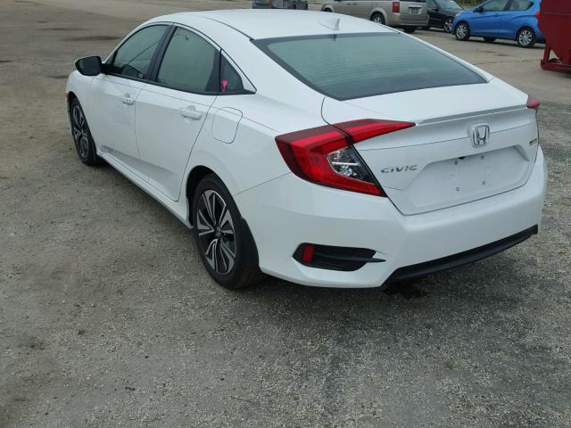 JHMFC1F73JX002828 - 2018 HONDA CIVIC EXL WHITE photo 3