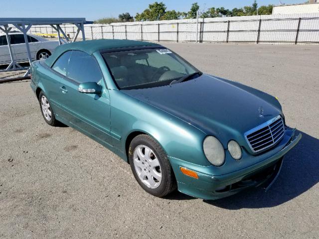 WDBLK65G92T105622 - 2002 MERCEDES-BENZ CLK 320 GREEN photo 1