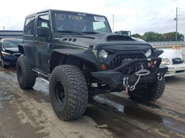 1J4FA241X7L163523 - 2007 JEEP WRANGLER X GREEN photo 1