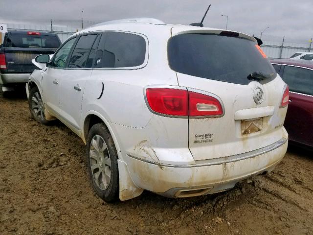 5GAKVCKDXHJ235086 - 2017 BUICK ENCLAVE WHITE photo 3