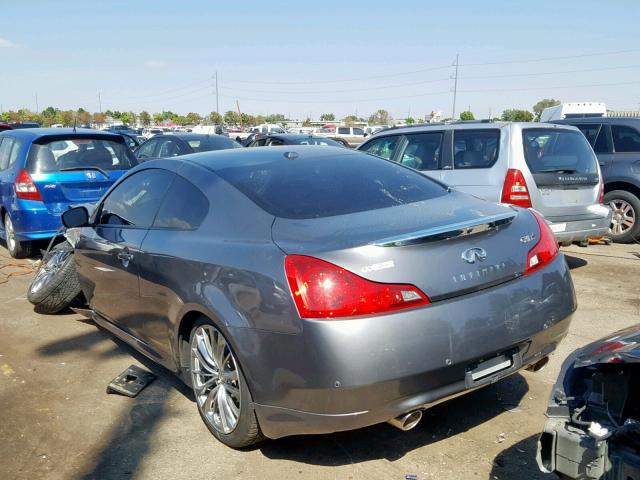 JN1CV6ELXCM471481 - 2012 INFINITI G37 GRAY photo 3