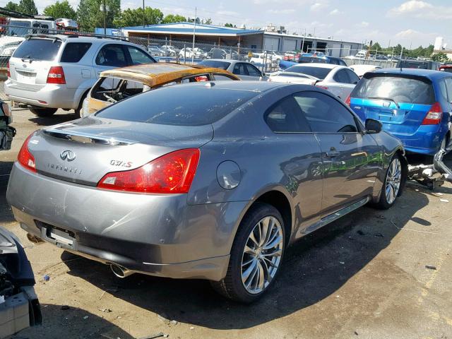 JN1CV6ELXCM471481 - 2012 INFINITI G37 GRAY photo 4