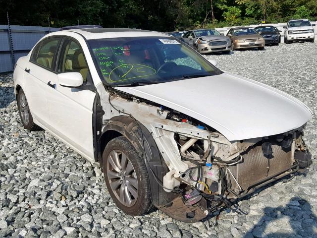 1HGCP3F89BA027302 - 2011 HONDA ACCORD EXL WHITE photo 1