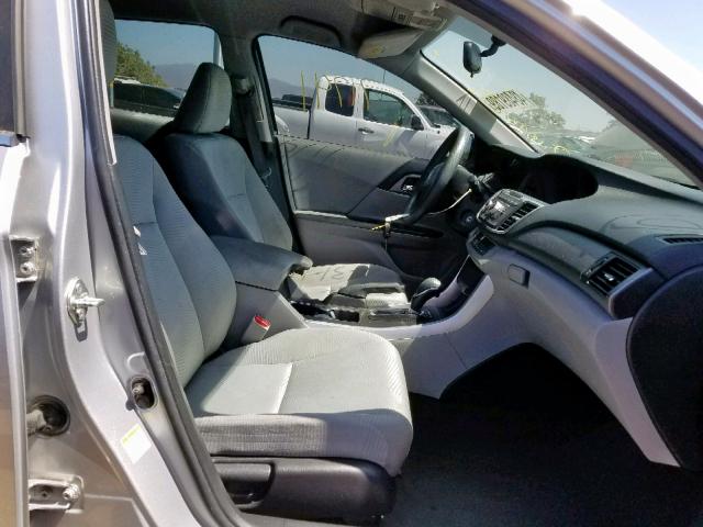 1HGCR2F37EA199549 - 2014 HONDA ACCORD LX SILVER photo 5