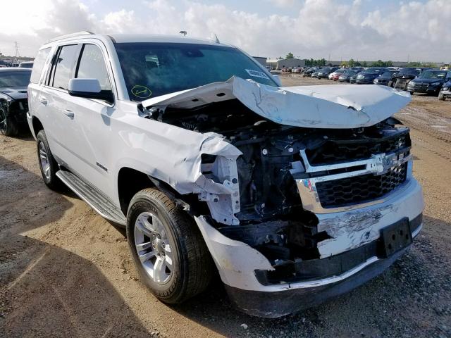 1GNSKBKC5HR135236 - 2017 CHEVROLET TAHOE K150 WHITE photo 1