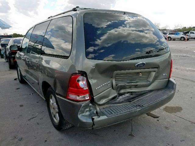 2FMZA52285BA77703 - 2005 FORD FREESTAR S GREEN photo 3