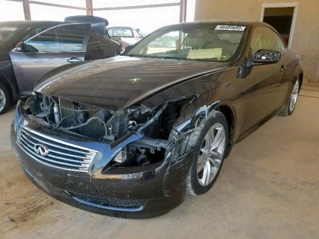 JNKCV66E79M723000 - 2009 INFINITI G37 BASE BLACK photo 2