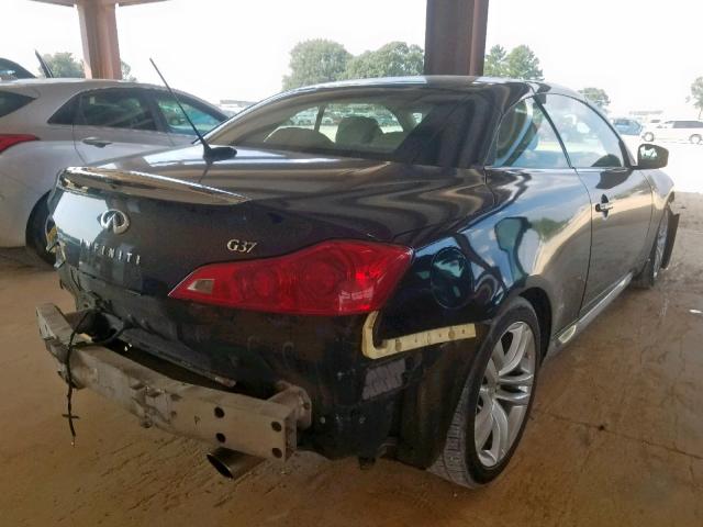 JNKCV66E79M723000 - 2009 INFINITI G37 BASE BLACK photo 4