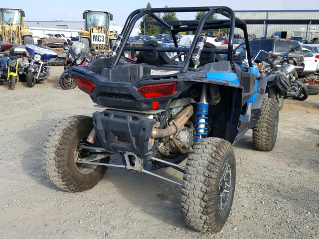 3NSVDE994FF373219 - 2015 POLARIS RZR XP 100 BLUE photo 4