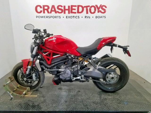 ZDMMACFW6JB025233 - 2018 DUCATI MONSTER 12 RED photo 3