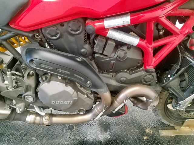 ZDMMACFW6JB025233 - 2018 DUCATI MONSTER 12 RED photo 5