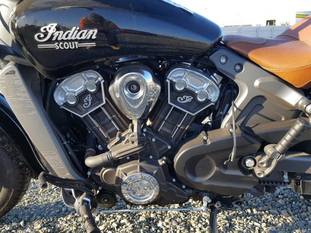 56KMSB001G3116981 - 2016 INDIAN MOTORCYCLE CO. SCOUT BLACK photo 7