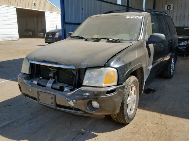 1GKDT13S882127434 - 2008 GMC ENVOY BLACK photo 2