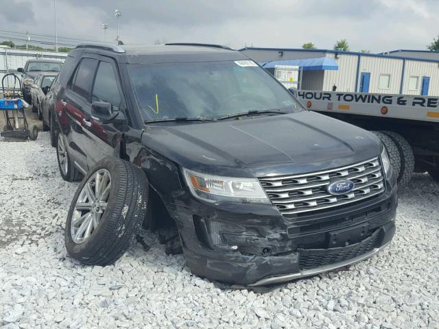 1FM5K8F8XGGC06807 - 2016 FORD EXPLORER L BLACK photo 1